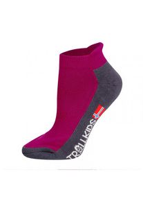 Trollkids Hiking Low Cut Socks II Multifunktionssocken Kinder (Gr 27-30 |bunt)