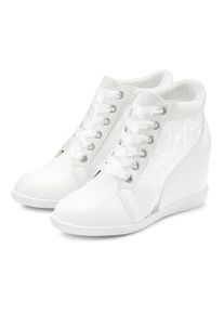 Lascana Sneaker weiß Gr. 37 für Damen. Mit Spitze