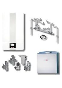 Wolf Garten Wolf Paket Brennwerttherme CGB-2-14 Speicher CSW-120, BM-2, Aufputz 8615008F04