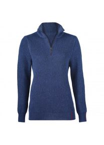 Woll- & Merinopullover Engel Troyer Damen (Gr 46/48 |blau)
