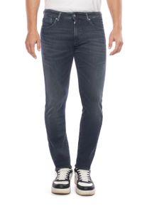 Herren Slim-fit-Jeans, blau, casual, Gr. 32, Le Temps Des Cerises, 100% Baumwolle, Jeans, mit dezenter Waschung