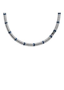 Diesel Damen Kette ohne Anhänger "Schmuck Geschenk Edelstahl Nylon D LOGO, DX1575931, DX1576931", Edelstahl-Nylon, L: 60cm B: 6mmedelstahlfarben,