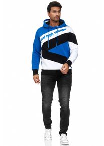 Rusty Neal Herren Kapuzensweatshirt, blau, sportlich, Gr. S, mehrfarbig, 70% Baumwolle, 30% Polyester, Sweatshirts, in sportlichem Design