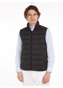 Tommy Hilfiger Herren Steppweste "MID WEIGHT VEST", schwarz, casual, Gr. XXL, Web, Obermaterial: 100% Polyamid. Futter: 100% Polyester. Wattierung: