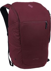 Nitro Freizeitrucksack "Nikuro Traveler", rot, Polyester, Polyethylen, Nylon, Rucksäcke, Reisetasche, Travel Bag, Alltagsrucksack, Daypack