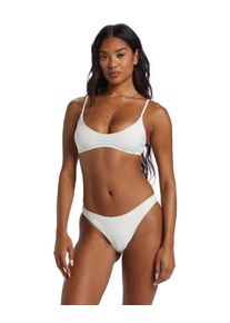 Billabong Damen Bikini-Hose "Tanlines Hike", weiß, Gr. XL, 91% Polyester, 9% Elasthan, Badehosen