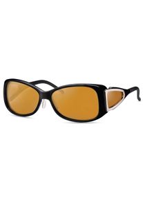 Damen Sonnenbrille "ambelis", schwarz, casual, Eschenbach OPTIK, Brillen, mit anpassbaren Stegarmen