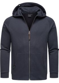 Ragwear Herren Kapuzensweatjacke "Zenway", blau, Basic, Gr. M, Sweatware, Obermaterial: 70% Baumwolle, 30% Polyester, Sweatjacken, Herren Basic