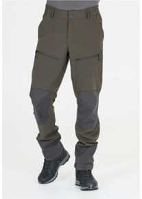 WHISTLER Herren Softshellhose "Avatar", braun, sportlich, Gr. XXXL, unifarben, 91% Polyester, 9% Elasthan, Hosen, in wetterfester Anfertigung mit