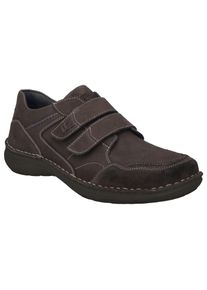 Josef Seibel Herren Klettschuh "New Anvers 85", Gr. 39, braun, Leder, klassisch, Schuhe, Freizeitschuh, Halbschuh, Komfortschuh, Klettverschlüsse,