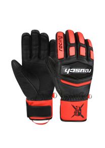 Reusch Damen Skihandschuhe "Worldcup Warrior Team", schwarz, klassisch, Gr. 8,5, mehrfarbig, 50% Ziegenleder, 50% Polyester, Handschuhe, mit