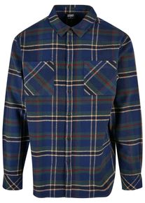 Urban Classics Herren Langarmhemd "Urban Classics Herren Checked Mountain Shirt", bunt, Gr. S, 100% Baumwolle, Hemden