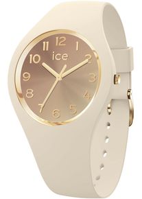 Ice Watch ICE-WATCH Damen Quarzuhr "ICE sunset - S37 - 3H"beige, Armbanduhren, Armbanduhr, Damenuhr, Silikonarmband, analog