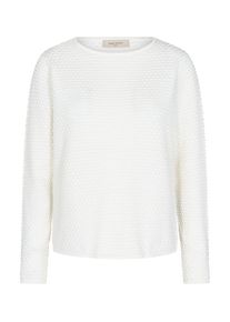 Freequent Damen Strickpullover "FQDODO", weiß, casual, Gr. XL, unifarben, Feinstrick, Obermaterial: 100% Baumwolle, Pullover, mit