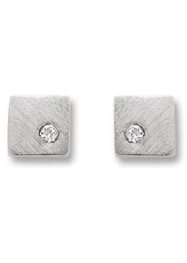 ONE ELEMENT Damen Paar Ohrhänger "Zirkonia Viereck Ohrringe Ohrstecker aus 925 Silber", Damen, Silber 925 (Sterlingsilber), silber, Silber 925