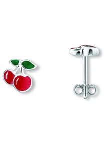 ONE ELEMENT Damen Paar Ohrhänger "Kirsche Ohrringe Ohrstecker aus 925 Silber", Kinder, Silber 925 (Sterlingsilber), silber, Silber 925