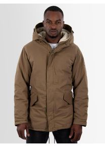 Herren Winterjacke "ASMauro", braun, Gr. S, Alessandro Salvarini, Obermaterial: 100% Baumwolle; Innenmaterial: 100% Polyester, Jacken, mit warmem