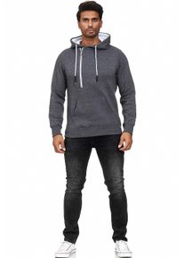 Rusty Neal Herren Kapuzensweatshirt, grau, casual, Gr. S, mehrfarbig, 70% Baumwolle, 30% Polyester, Sweatshirts, mit seitlichem Reißverschluss