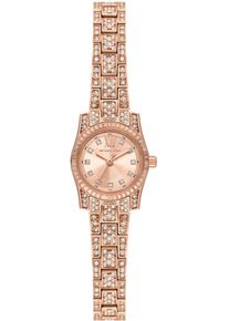 Michael Kors Damen Quarzuhr "MICRO PETITE LEXINGTON", gold, Armbanduhren, Armbanduhr, Damenuhr, Edelstahlarmband, analog, Glassteine