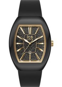 Ice Watch ICE-WATCH Damen Quarzuhr "ICE boliday - Dome - Small - 3D + Date", schwarz, Armbanduhren, Armbanduhr, Damenuhr, analog, Silikonarmband, Datum