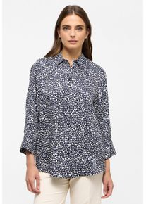 Eterna Damen Hemdbluse "LOOSE FIT", blau, modisch, Gr. 40, 100% Viskose, Blusen