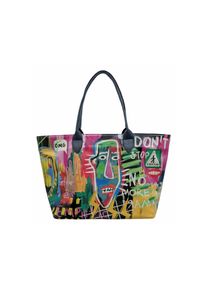 DOGO Damen Weekender "Weekender Schultertaschen No More Drama Damen Schultertasche", bunt, Lacklederimitat, Taschen, Vegan