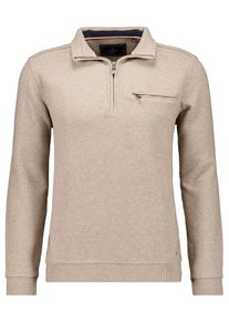 Ragman Herren Stehkragenpullover, beige, casual, Gr. XXL, 60% Cotton 40% Polyester, Pullover
