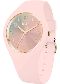 Ice Watch ICE-WATCH Damen Quarzuhr "ICE sunset - S34 - 3H"rosa, Armbanduhren, Armbanduhr, Damenuhr, Silikonarmband, Wasserdicht bis 10 bar, analog