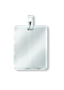 ONE ELEMENT Damen Ketten-Anhänger "Gravurplatte Anhänger aus 925 Silber", Silber 925 (Sterlingsilber), silber, Silber 925 (Sterlingsilber),