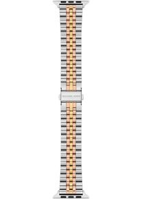 Michael Kors Smartwatch-Armband "Apple Strap", KOMPATIBEL MIT SERIE 1, 2, 3, 4, 5, 6, 7 und 8 Apple Watch , rosa, Edelstahl, Uhrenarmbänder,