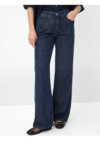 Brax Damen 5-Pocket-Jeans "Style MAINE", blau, Gr. 21, 57% Baumwolle, 31% Lyocell, 12% Leinen, Jeans