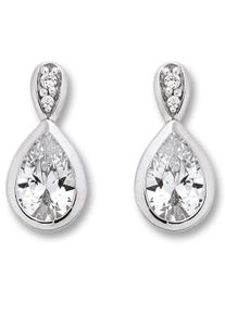 ONE ELEMENT Damen Paar Ohrhänger "Zirkonia Ohrringe Ohrstecker aus 925 Silber", Damen,mit Zirkonia, Silber 925 (Sterlingsilber), silber, Silber 925