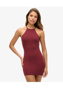 Superdry Lila Damen Jersey-minikleid mit Tr&auml;gern und Ringerr&uuml;cken, Gr&ouml;&szlig;e: 40 - Gr&ouml;&szlig;e: 40 21442360007051KD019