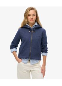 Superdry Damen Baumwolle Gesticktes Logo Essential Kapuzenjacke, Hellblau - Gr&ouml;&szlig;e: 38 2102623000765BCY017