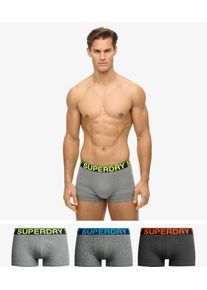 Superdry Herren Boxershorts im Dreierpack Grau - Gr&ouml;&szlig;e: XL 10781166001041NA004