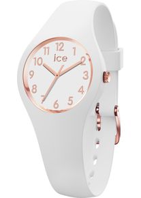 Ice Watch ICE-WATCH Kinder Quarzuhr "ICE glam - Extra Small - 3H", weiß, Armbanduhren, Armbanduhr, Kinderuhr, Mädchenuhr, Silikonarmband, bis 10bar wasserd.