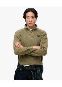 Superdry Herren Lang&auml;rmeliges Rugby-hemd mit Kontrastn&auml;hten Dunkelgrau - Gr&ouml;&szlig;e: L 1041210500704HNK003