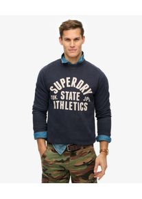 Superdry Herren Athletic Essentials Rundhals-sweatshirt Marineblau - Gr&ouml;&szlig;e: Xxl 1040607500818D9I005
