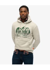Superdry Herren Outfitters Kapuzenjacke Hellgrau - Gr&ouml;&szlig;e: S 10406065018975WB001