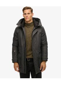 Superdry Herren Wattierter City Tweed Parka Dunkelgrau - Gr&ouml;&szlig;e: XL 1020202000604B25004
