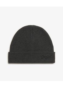 Superdry Herren Essential Logo Strickm&uuml;tze Dunkelgrau - Gr&ouml;&szlig;e: 1Gr&ouml;&szlig;e 1078317400071VZ5007