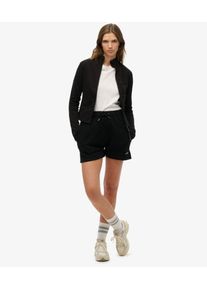 Superdry Damen Lockere Shorts Black - Gr&ouml;&szlig;e: 44 212342900015402A025