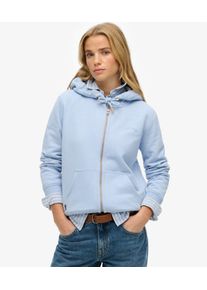 Superdry Damen Essential Kapuzenjacke mit Logo Blau - Gr&ouml;&szlig;e: 42 210262300074964H020