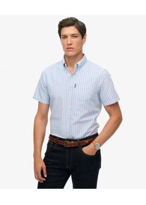 Superdry Men's Oxford Kurzarmhemd Blau - Gr&ouml;&szlig;e: XL 1041009000212D9J004