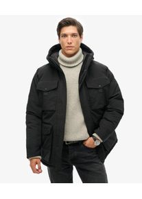 Superdry Herren Everest Tactical Parkajacke, Schwarz - Gr&ouml;&szlig;e: S 102020200060712A001