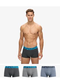 Superdry Herren Boxershorts im Dreierpack Grau - Gr&ouml;&szlig;e: Xxl 10781166001041NE005