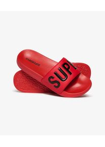 Superdry Herren Core Badesandalen mit Grafik Rot - Gr&ouml;&szlig;e: 10-11 1098618900165OGS905