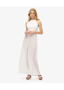 Superdry Damen Wei&szlig; Bestickter Jumpsuit, Gr&ouml;&szlig;e: 36 - Gr&ouml;&szlig;e: 36 214423650054271D030