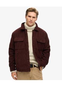 Superdry Herren Baumwolle Surplus Cordsamt-Hemdjacke, Dunkelbraun - Gr&ouml;&szlig;e: XL 10410095005788NC004