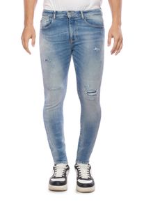 Damen Slim-fit-Jeans, blau, Gr. 33, Le Temps Des Cerises, 100% Baumwolle, Jeans, in tollem Slim Fit-Schnitt